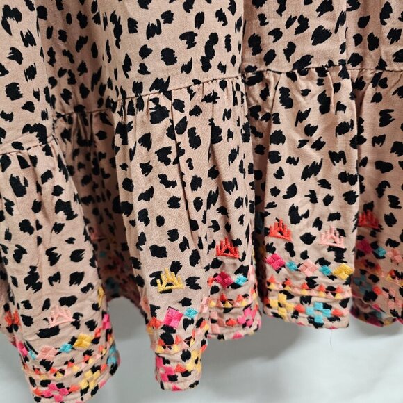 Savanna Jane Embroidered Babydoll Short Tiered Dress Women Size 1X - Picture 5 of 12